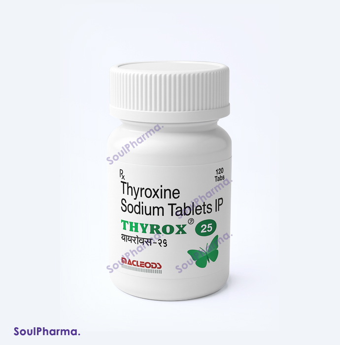 Thyrox 25 Tablet (120 Tablets in Bottle)